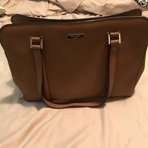 Brown leather Kate Spade handbag
